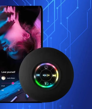 Bocina Bluetooth Impermeable Para Regadera Con Luz Led
