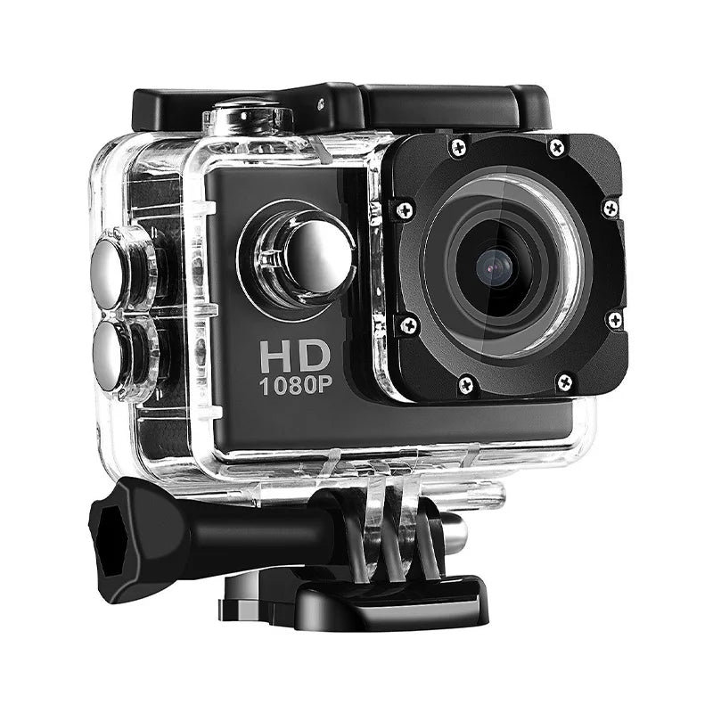 Cámara de Acción Sumergible Ultra HD 4K con Kit de Accesorios