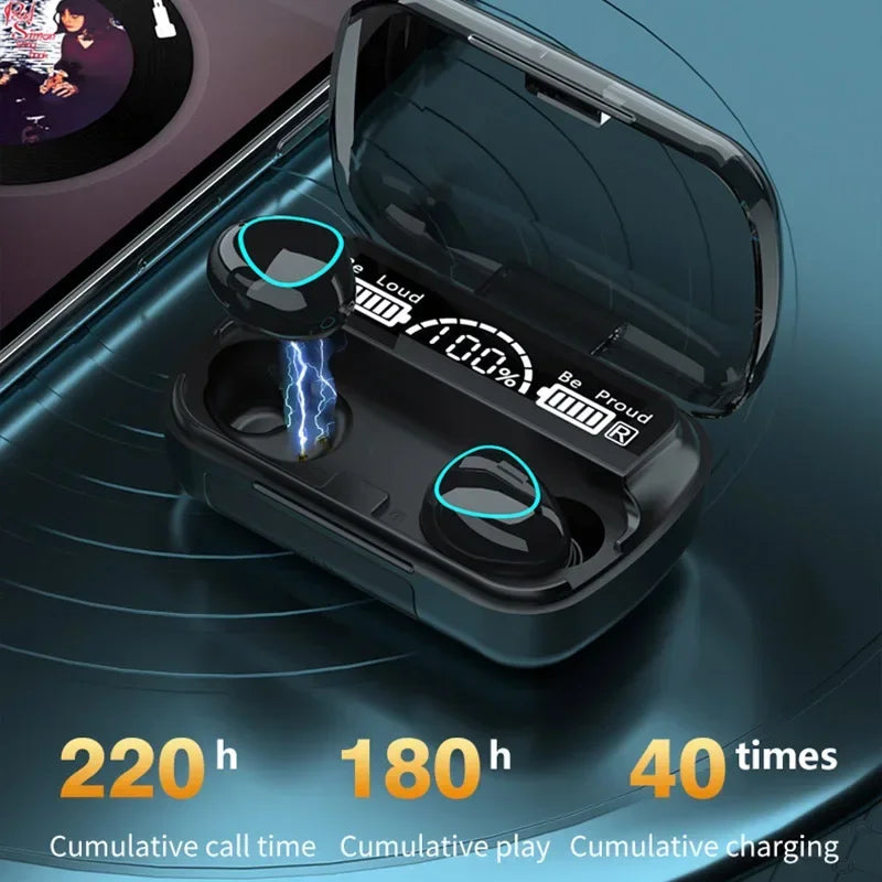 Audífonos Inalámbricos M10 TWS - Bluetooth 5.1 con Batería Power Bank
