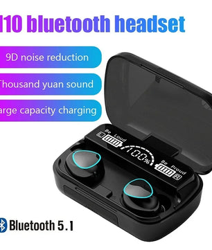 Audífonos Inalámbricos M10 TWS - Bluetooth 5.1 con Batería Power Bank