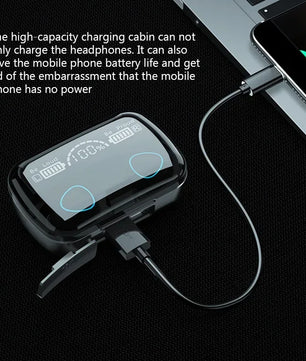 Audífonos Inalámbricos M10 TWS - Bluetooth 5.1 con Batería Power Bank