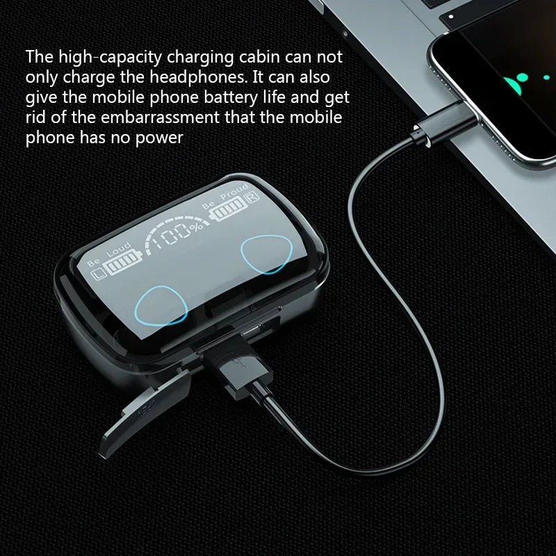 Audífonos Inalámbricos M10 TWS - Bluetooth 5.1 con Batería Power Bank