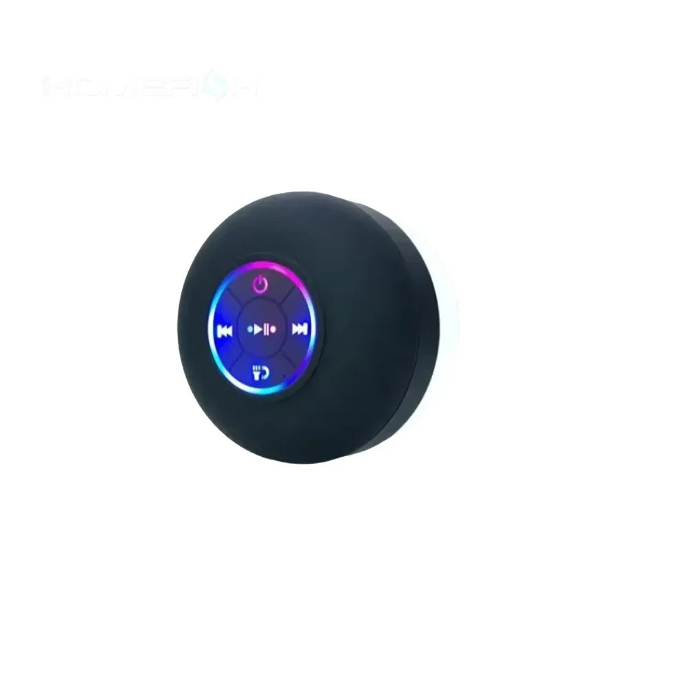 Bocina Bluetooth Impermeable Para Regadera Con Luz Led