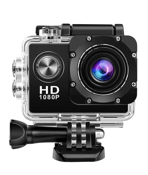 Cámara de Acción Sumergible Ultra HD 4K con Kit de Accesorios